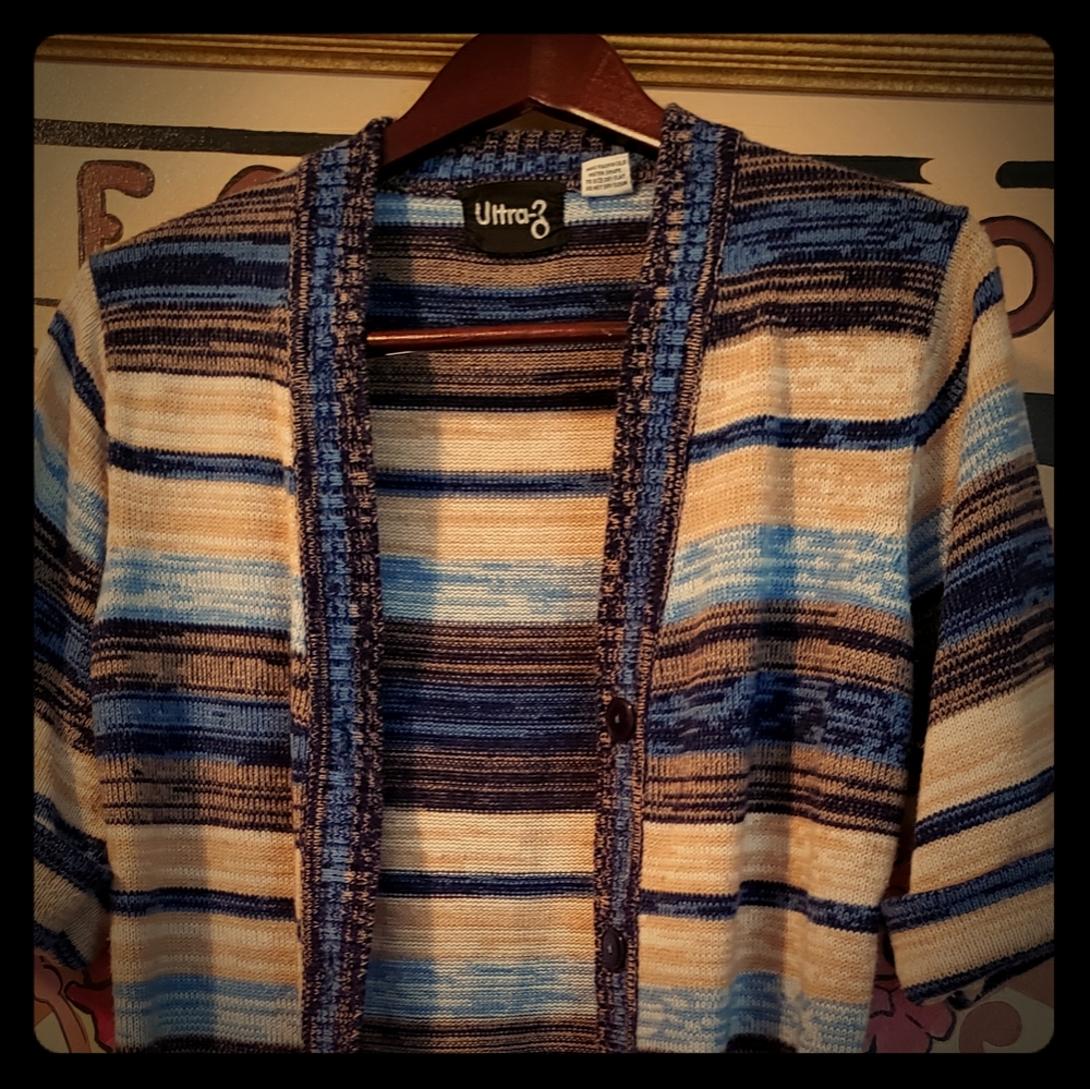 Vintage short sleeved sweater from the 70's